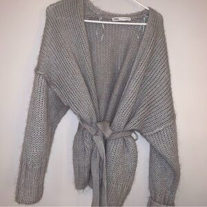 ZARA *rare* mohair open cardigan sweater